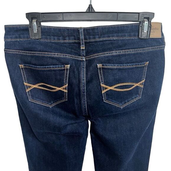abercrombie and fitch THE A&F SKINNY dark wash jeans - size 4L - Picture 5 of 9